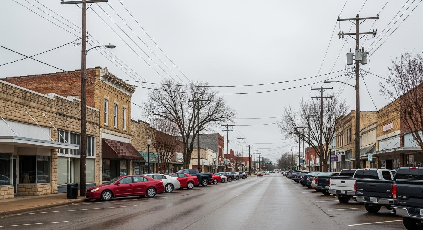 Historic downtown Blanchard, Oklahoma main street – Blanchard OK real estate