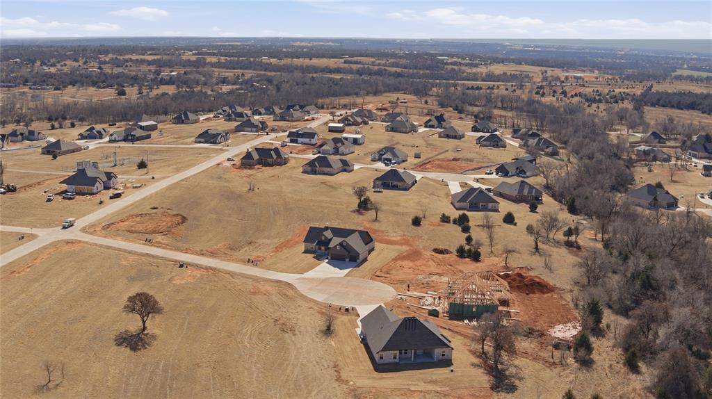 Tessa Hood Realtor – Aerial view of Wind River neighborhood and surrounding acreage in Blanchard Oklahoma